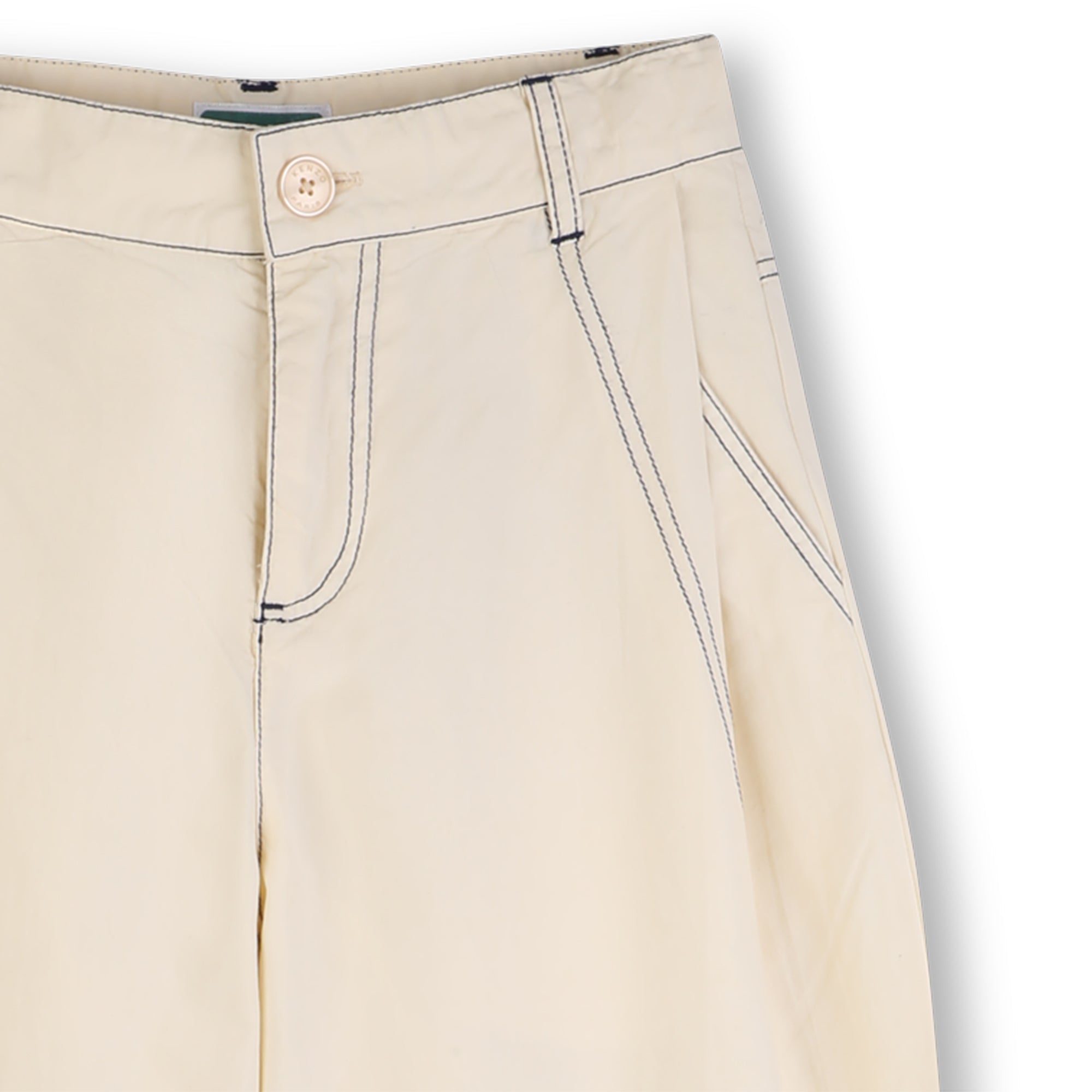 KENZOTopstitching Casual Trousers3617165837371SAVANNA