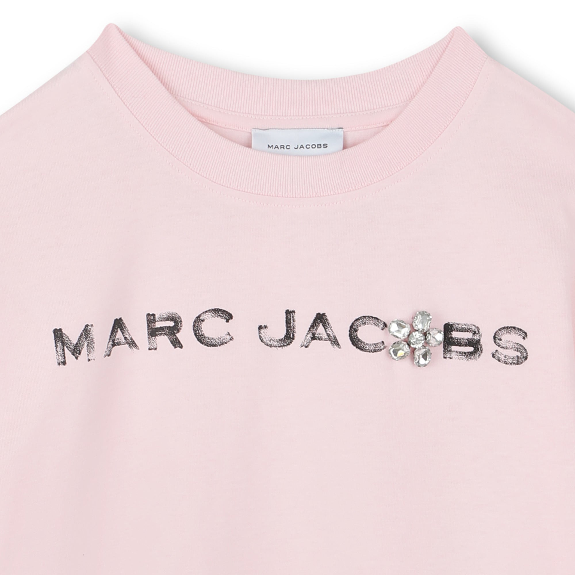 MARC JACOBSRhinestone Logo T-ShirtSAVANNA