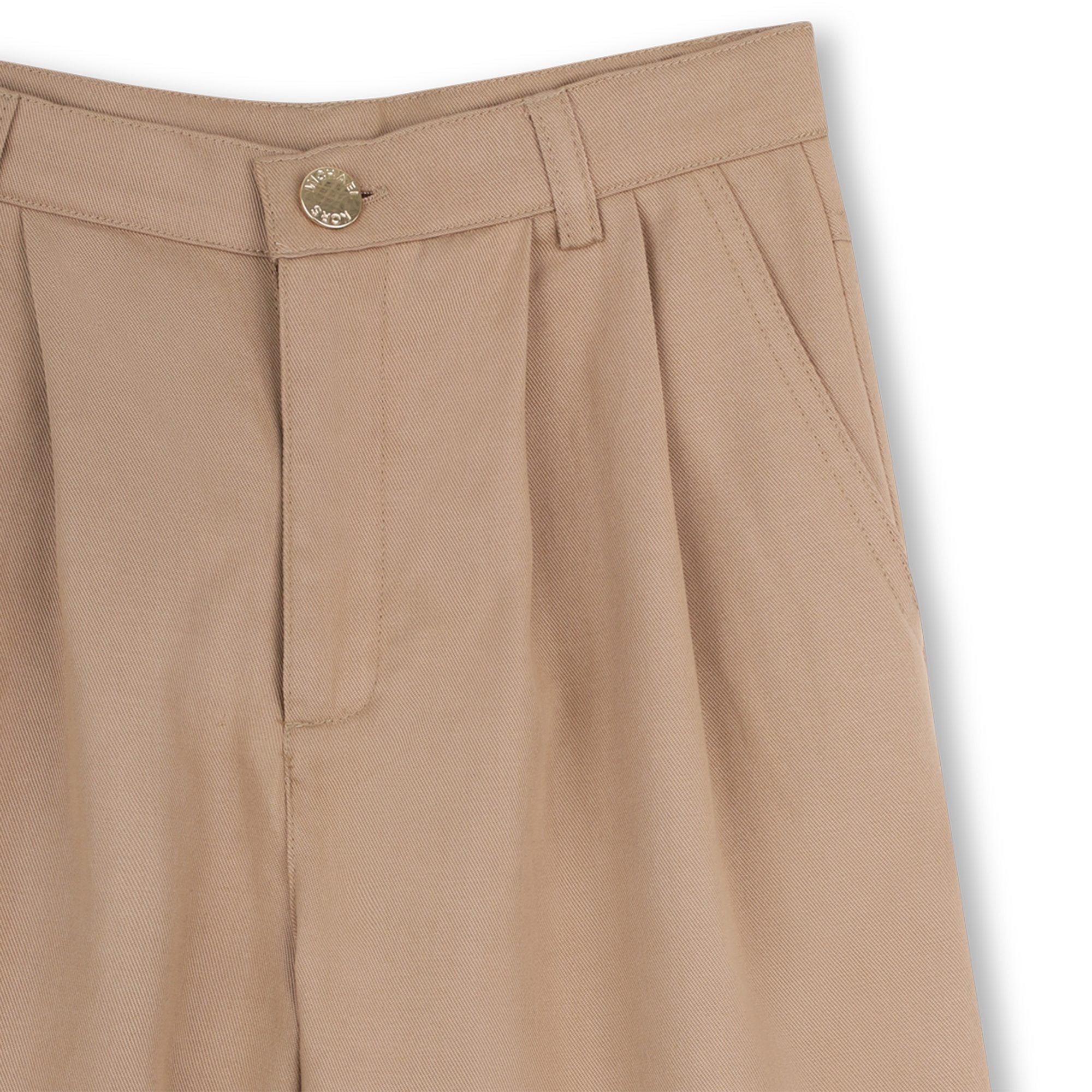 Michael KorsPleated Diagonal Pocket ShortsSAVANNA