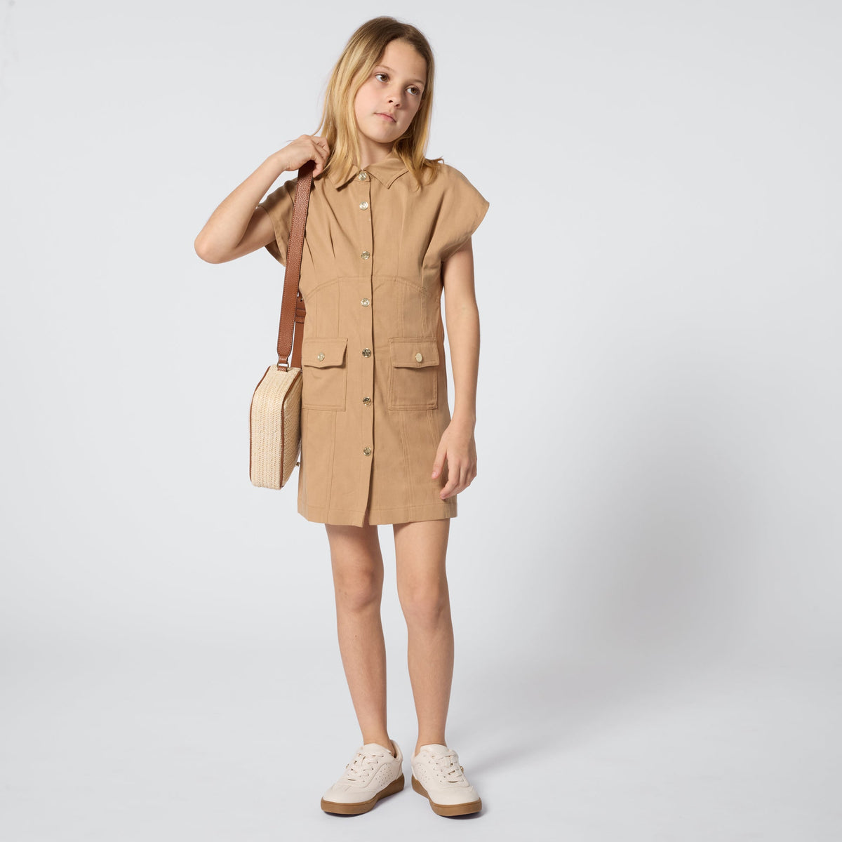 Michael KorsPleated Shirt DressSAVANNA