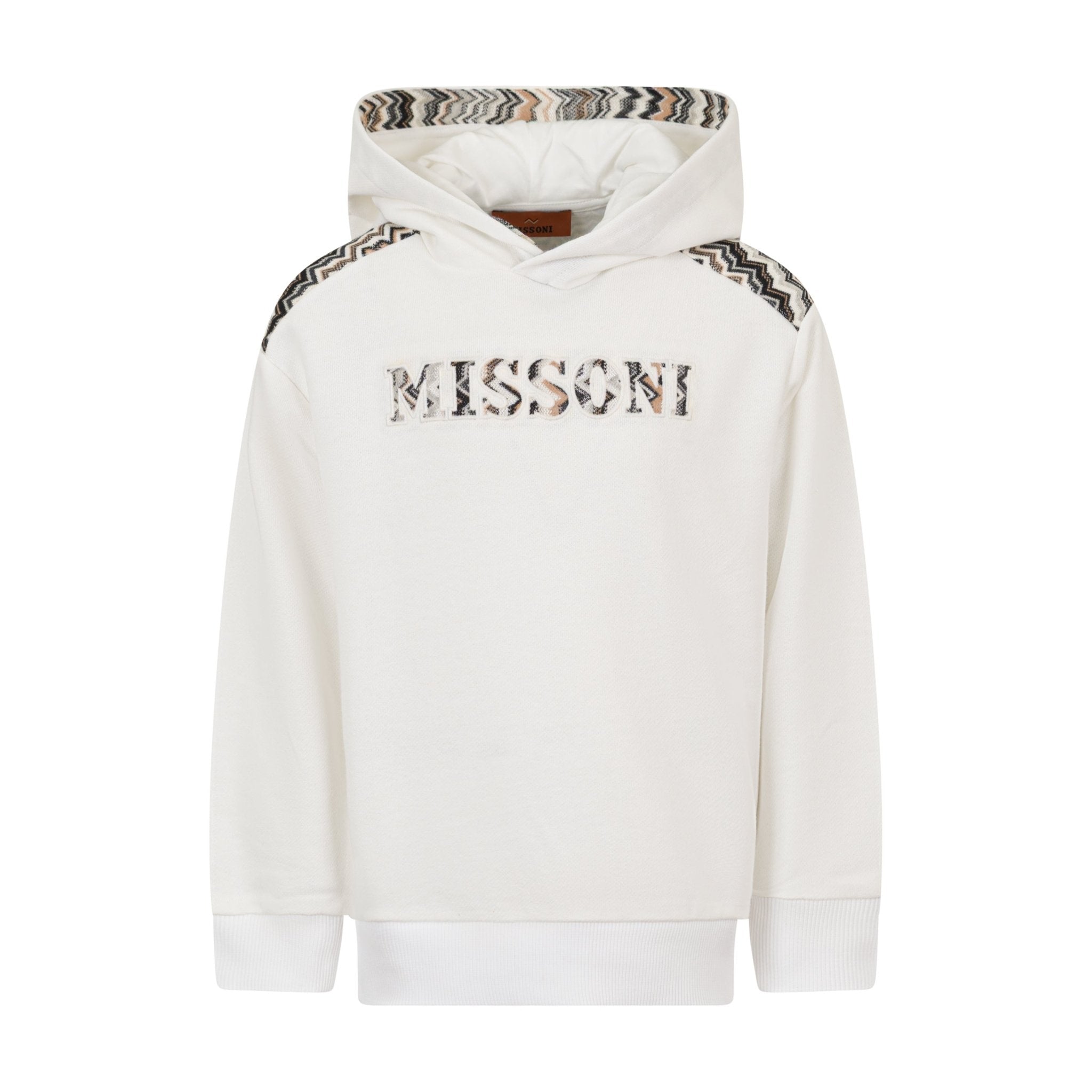 MISSONIZigzag Logo & Trim HoodieSAVANNA