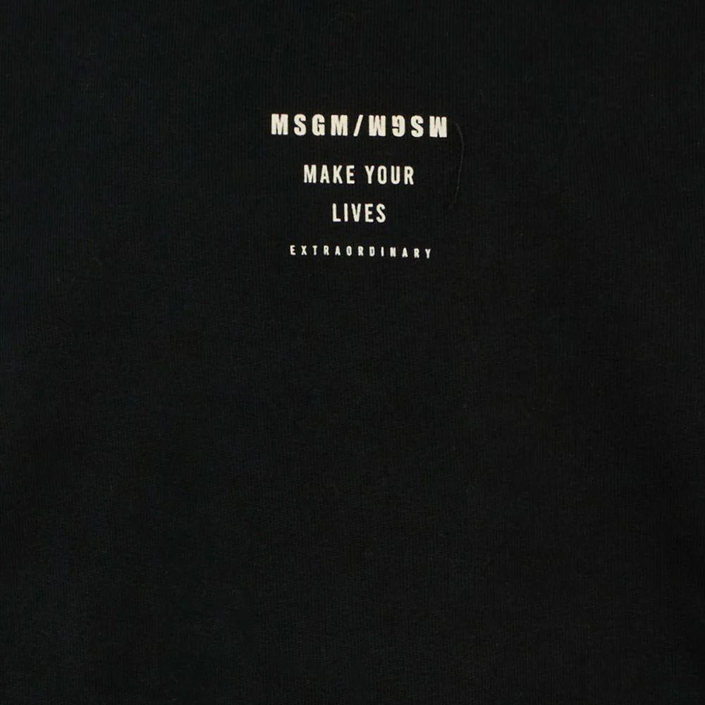 MSGMCrewneck Logo Print Sweatshirt8051883382549SAVANNA