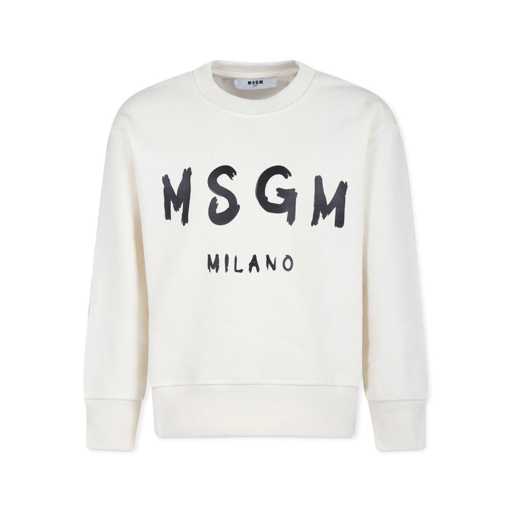 MSGMCrewneck Logo Print Sweatshirt8051883397963SAVANNA
