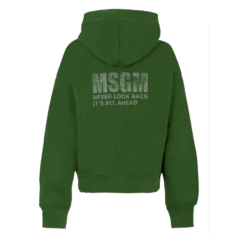 MSGMCrystal Embellished Logo Hoodie8051883397109SAVANNA