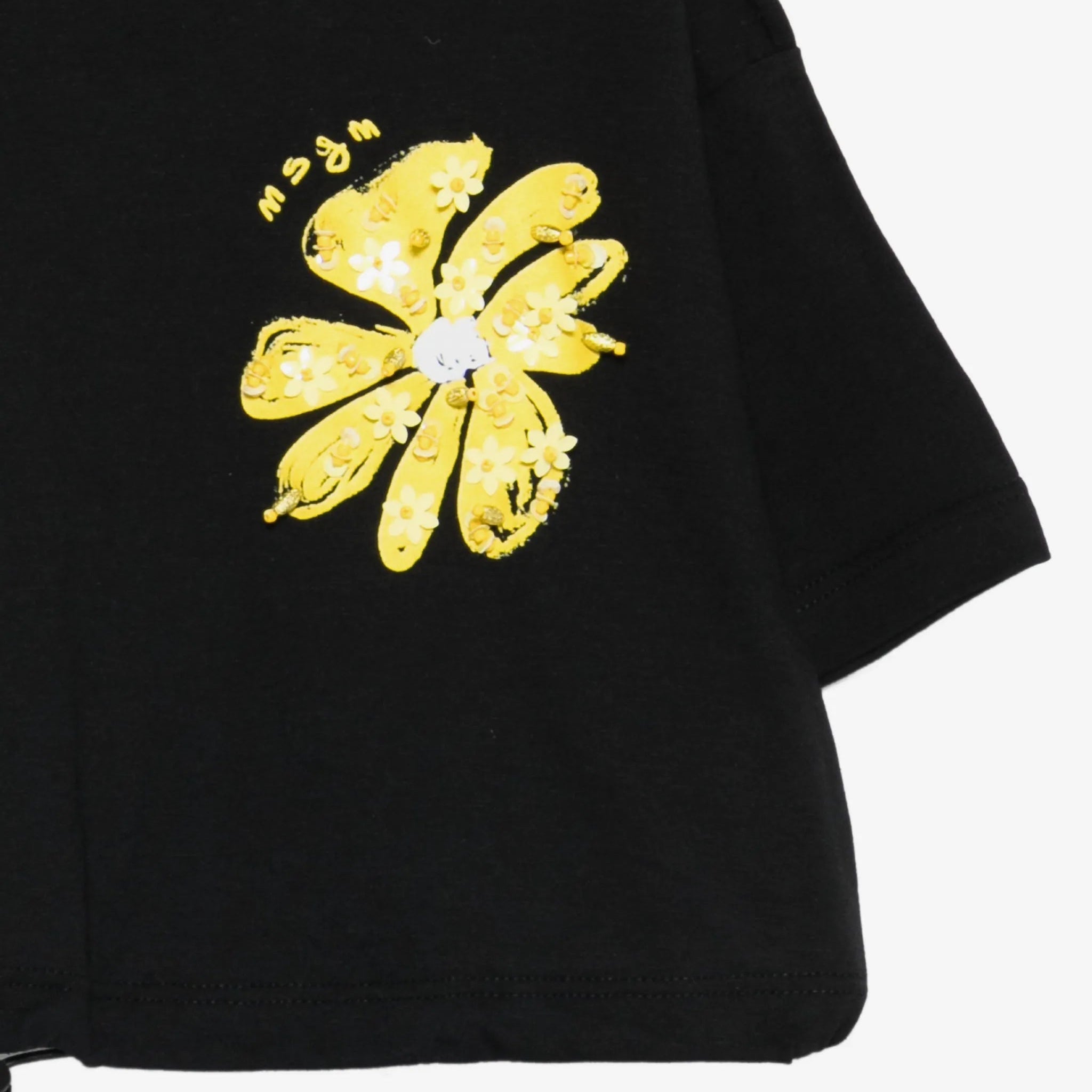 MSGMFlower Applique T-Shirt8051883432930SAVANNA