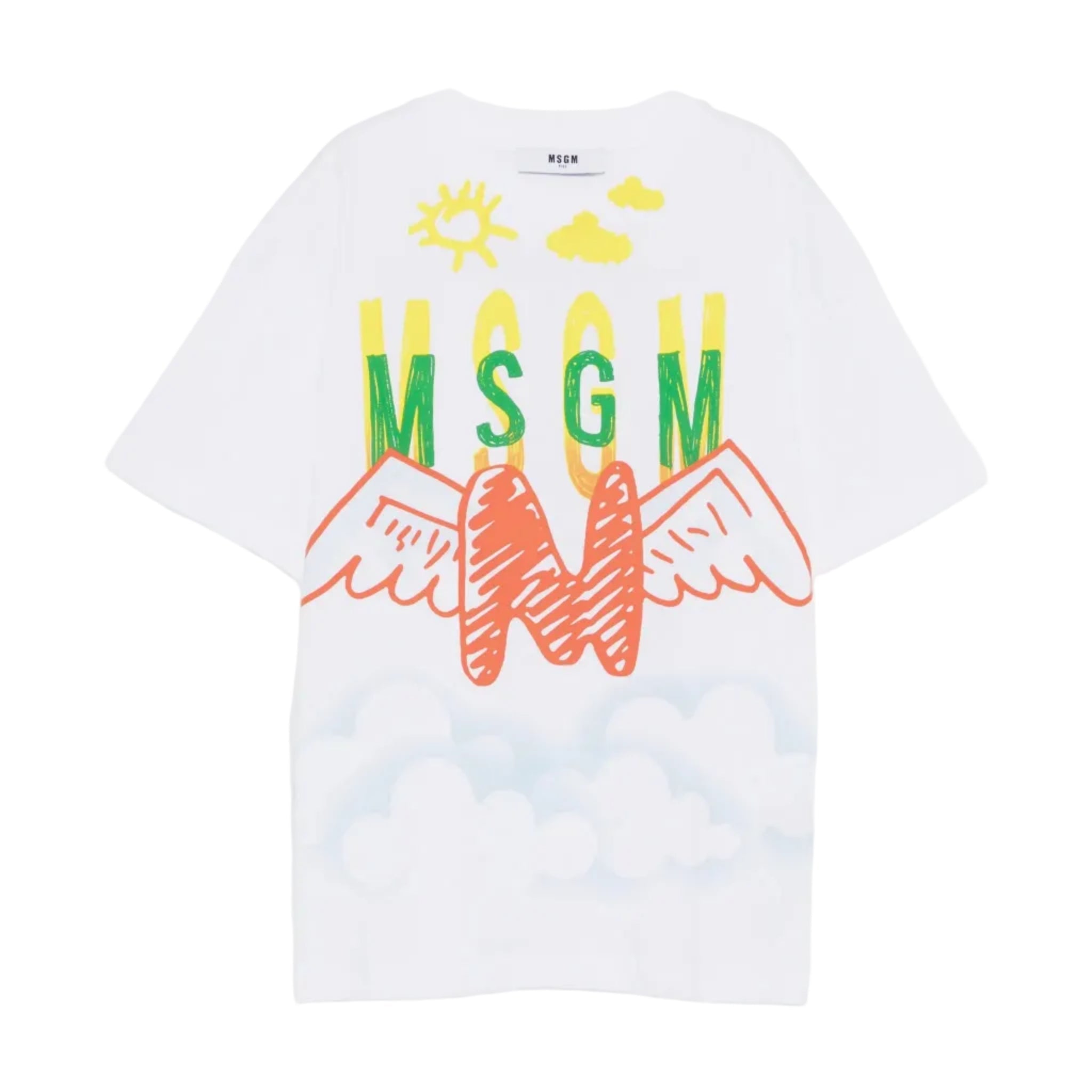 MSGMGraphic Printed Crewneck T-Shirt8051883423907SAVANNA