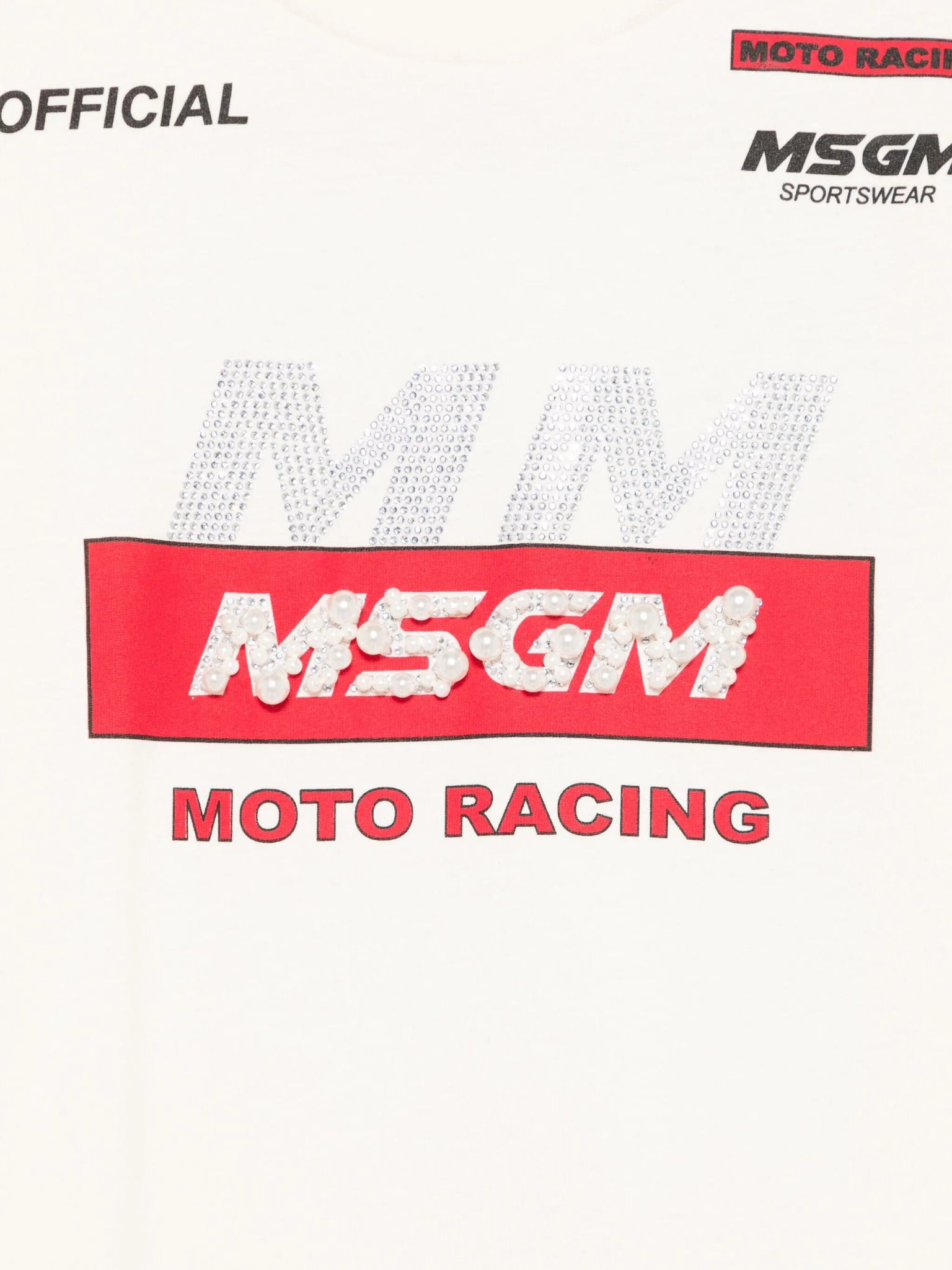 MSGMLogo Print Long Sleeve T-Shirt8051883390360SAVANNA