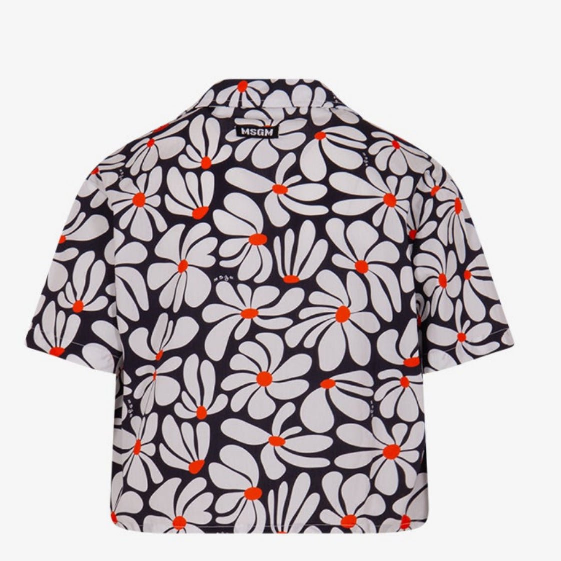 MSGMPoplin Flora Logo Shirt8051883429138SAVANNA