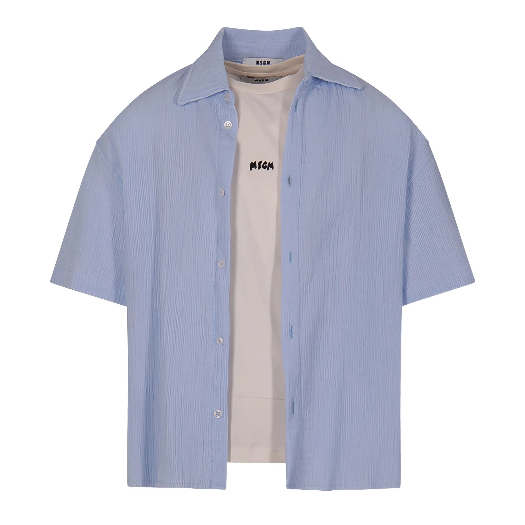 MSGMShort Sleeve Layered Shirt8051883420388SAVANNA