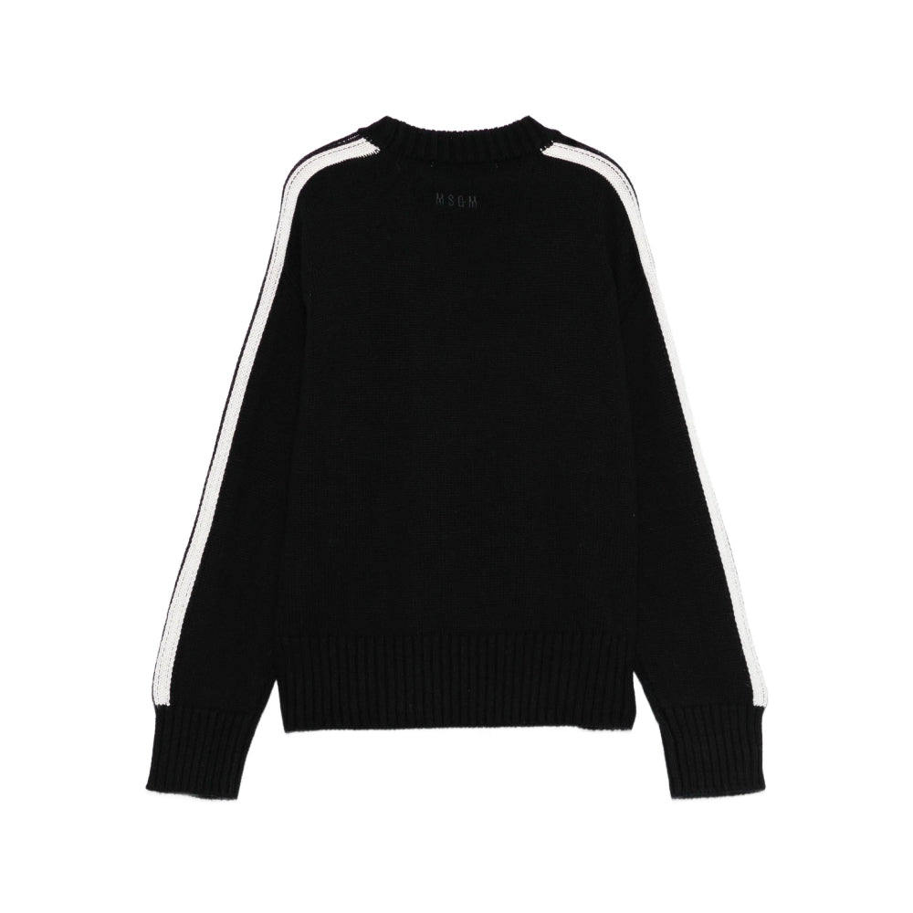 MSGMStripe Detail Logo Patch Sweater8051883375817SAVANNA