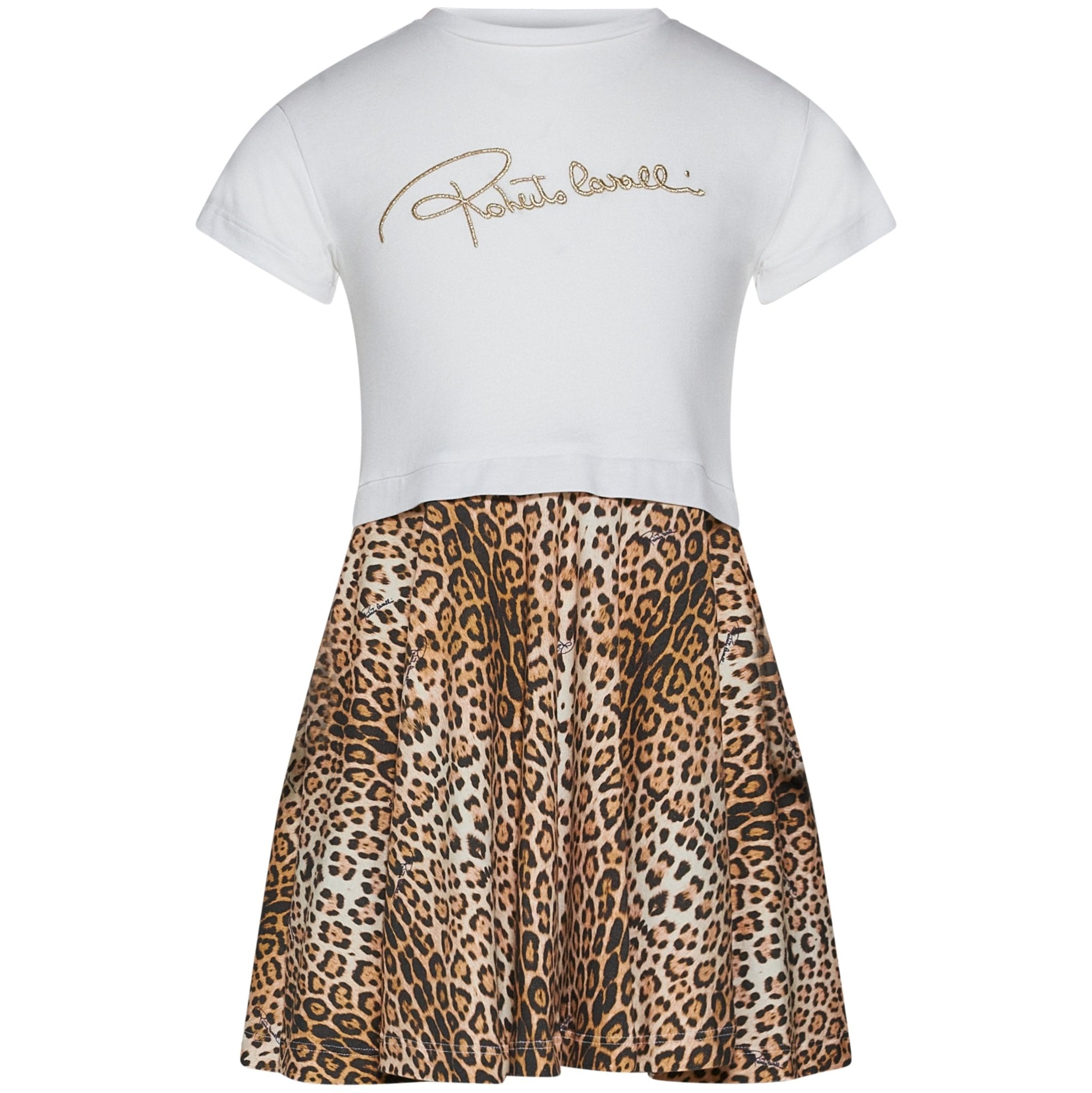 Roberto CavalliAnimal Logo Print Dress8053638447930SAVANNA