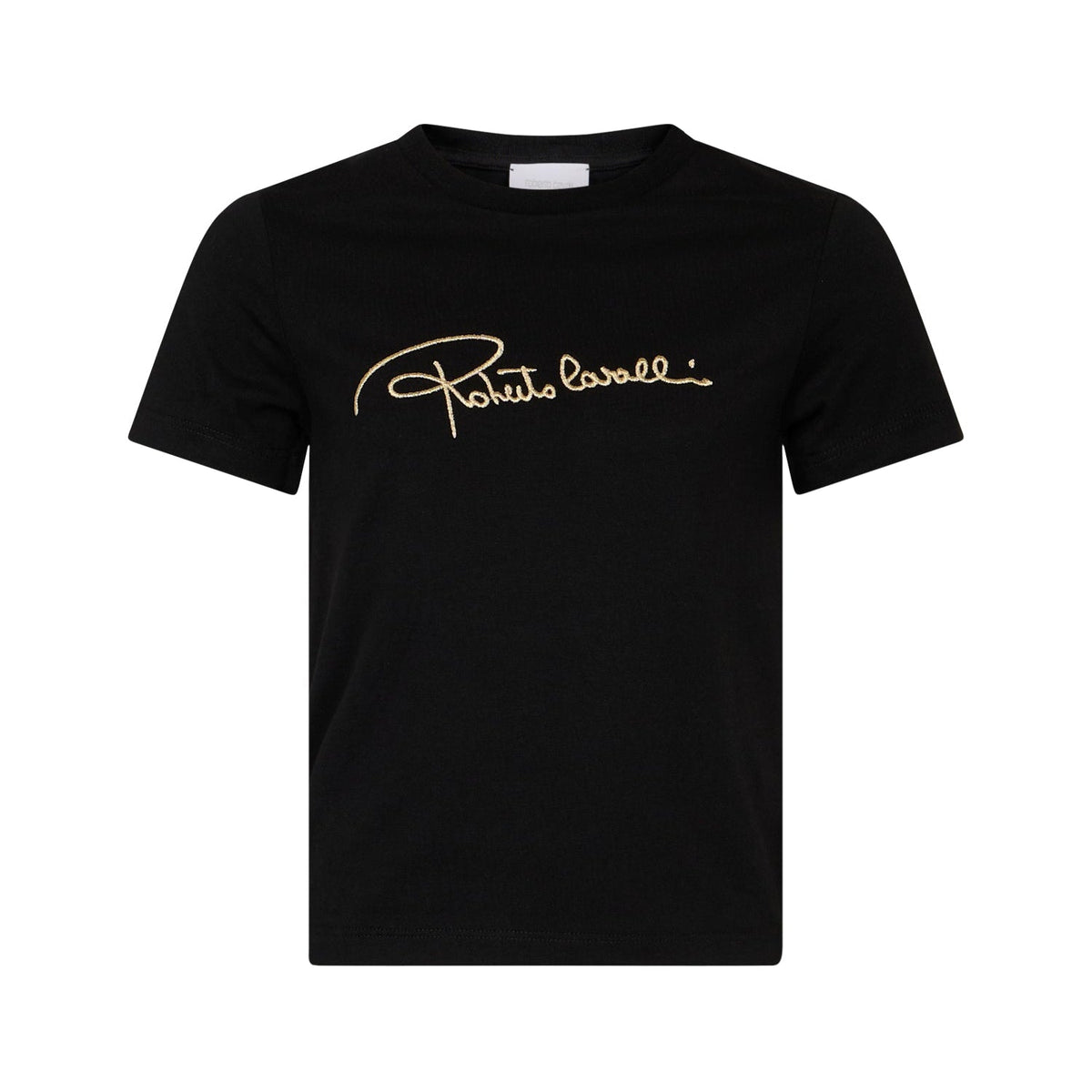 Roberto CavalliLogo Embellished T-Shirt8053638775828SAVANNA