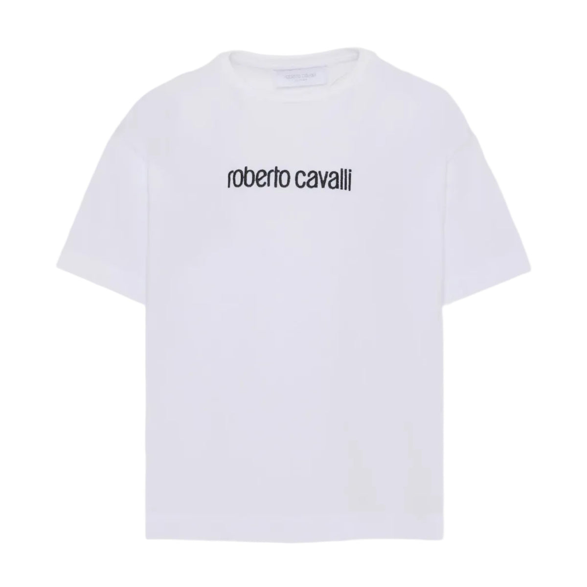 Roberto CavalliLogo Embroidered T-Shirt8053638775194SAVANNA
