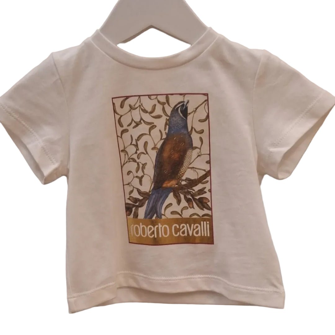 Roberto CavalliLogo Graphic T-Shirt8053638268283SAVANNA