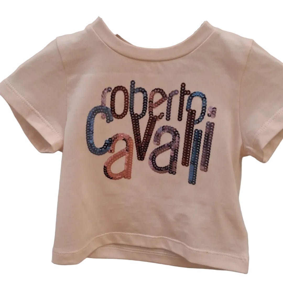Roberto CavalliLogo Graphic T-Shirt8053638269723SAVANNA