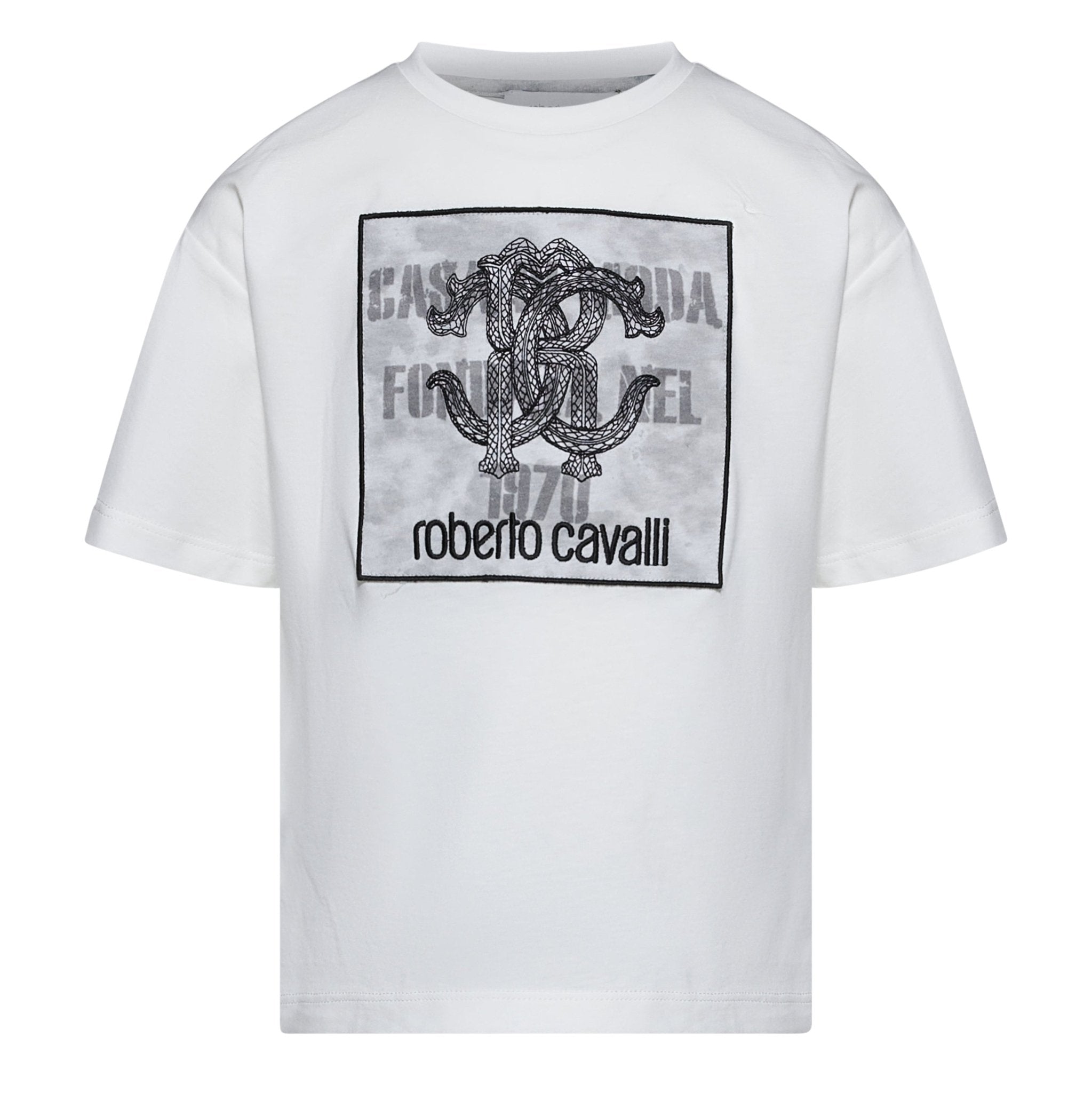 Roberto CavalliLogo Print T-Shirt8053638445387SAVANNA