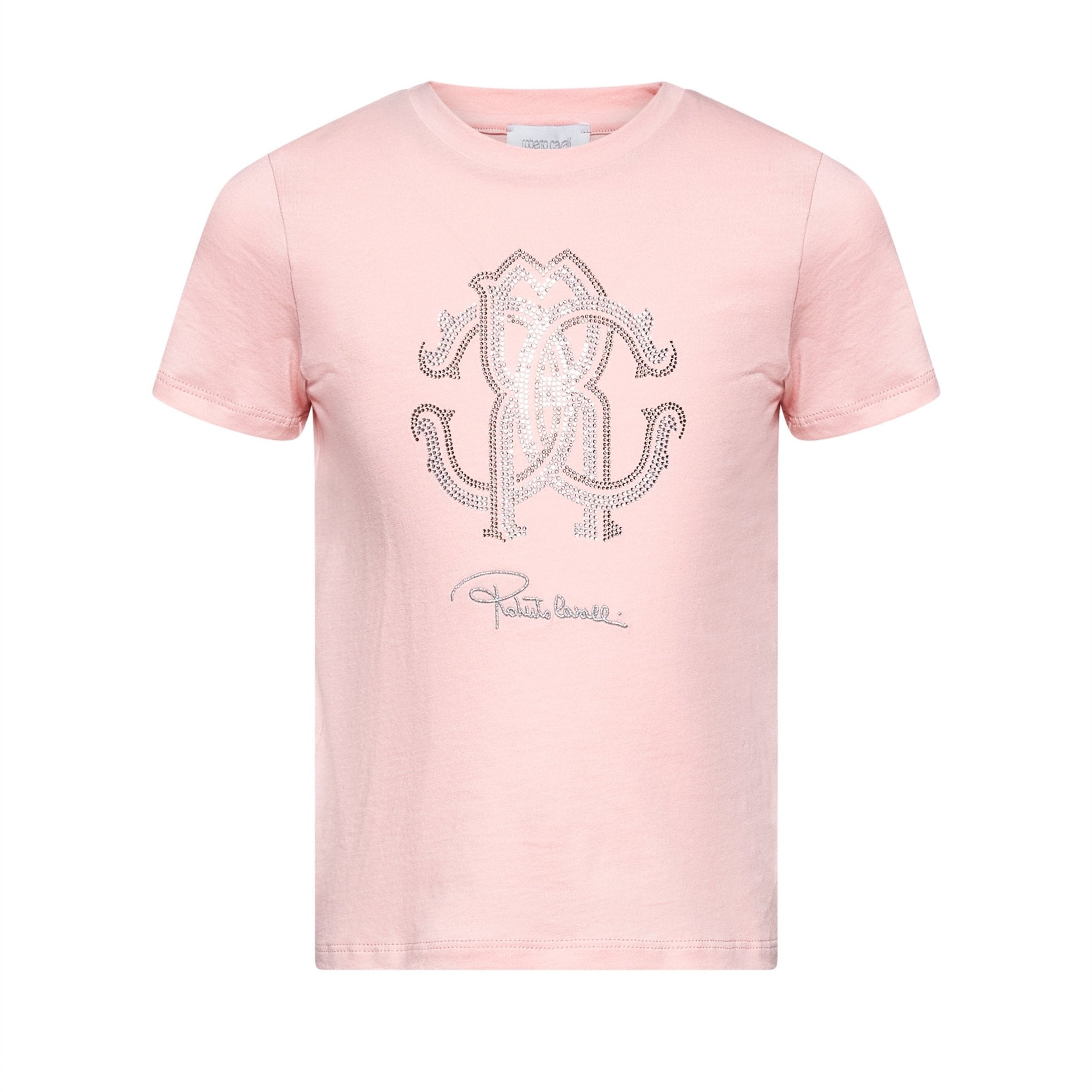 Roberto CavalliRhinestone Embellished T-Shirt8053638446919SAVANNA