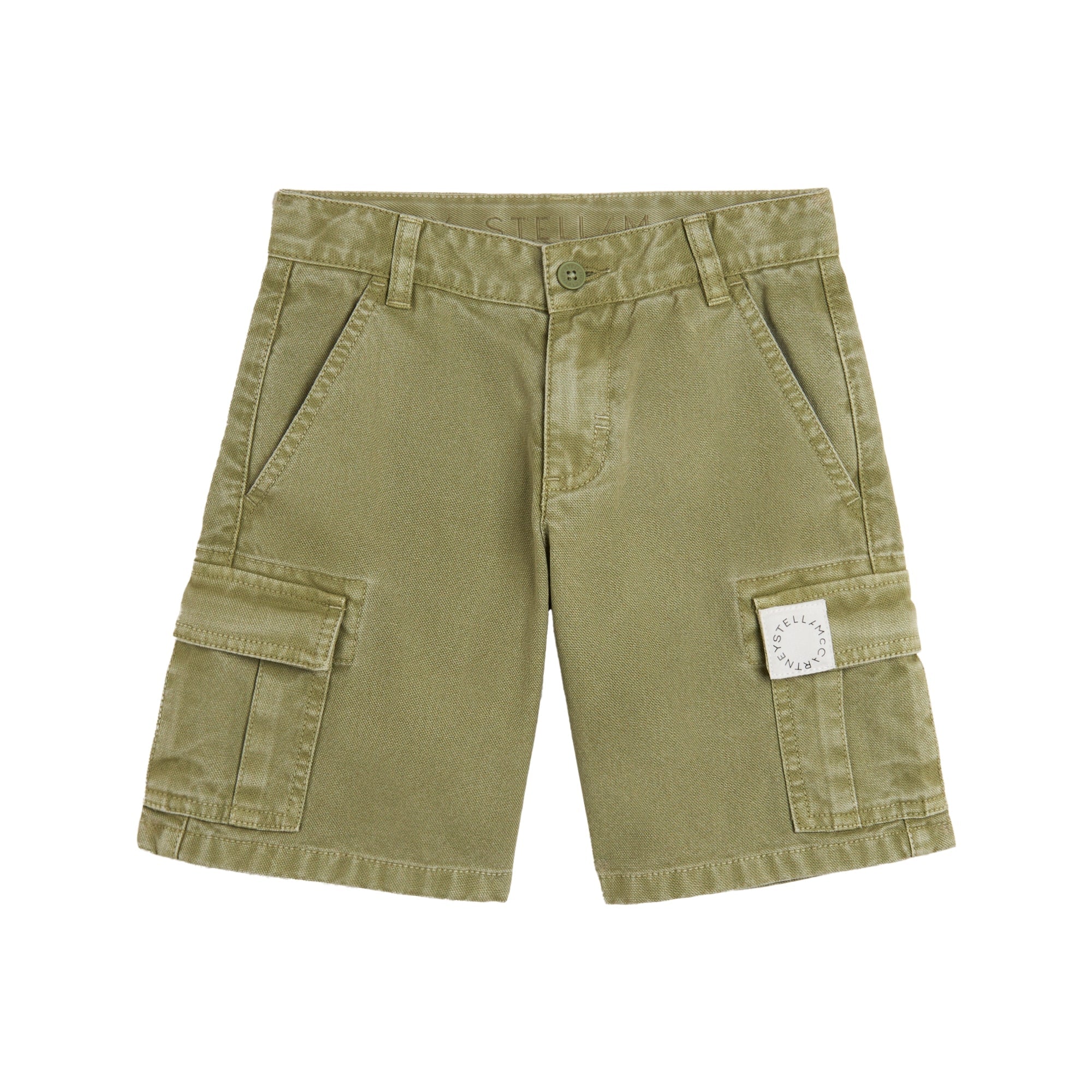 Stella McCartneyCanvas Cargo Shorts8059774252803SAVANNA