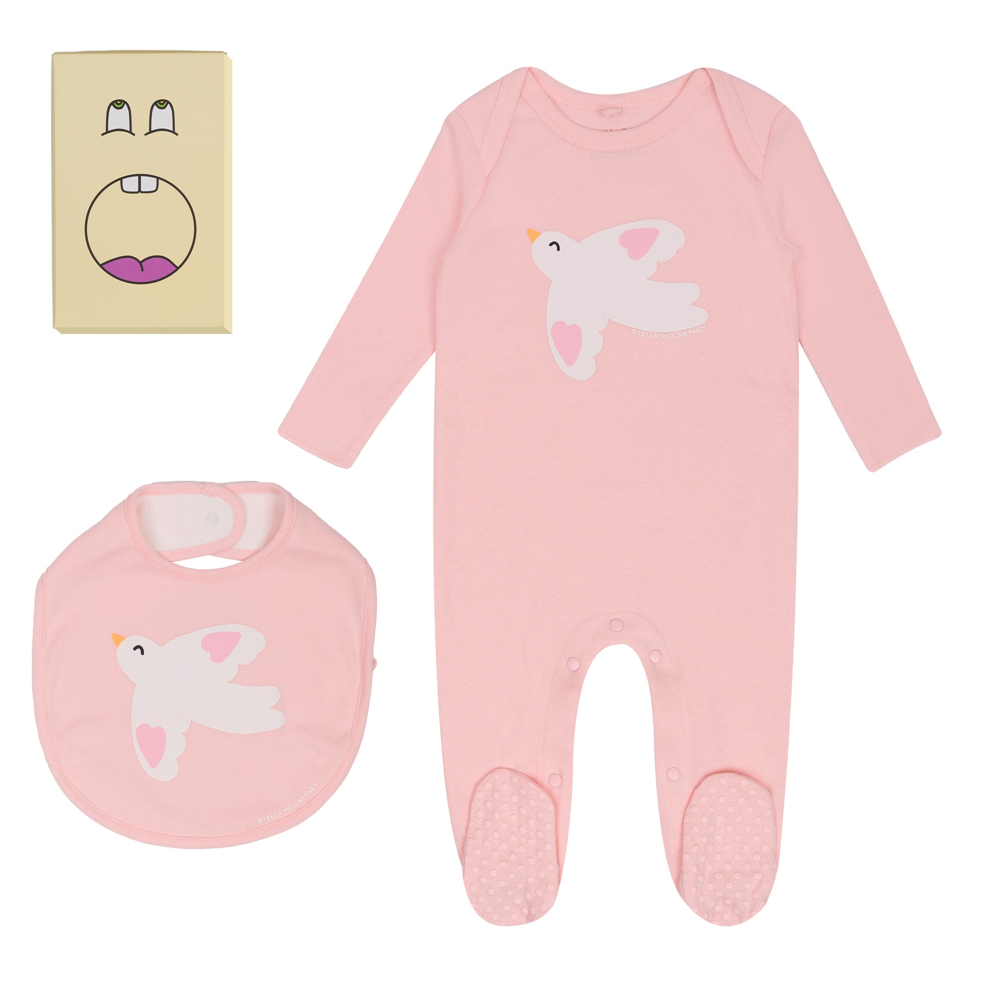 Stella McCartneyDove Printed Bib and Romper Set8055178998712SAVANNA