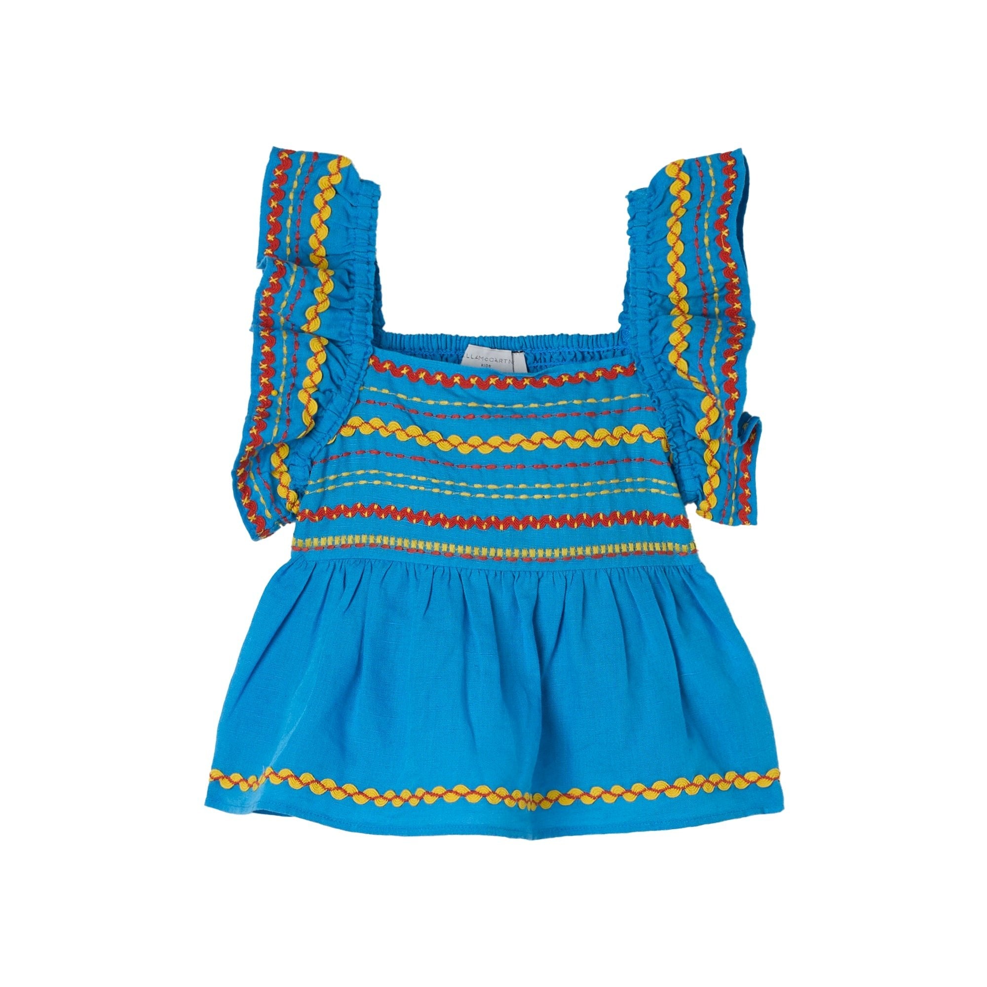 Stella McCartneyEmbroidered Shirred Top8059774241838SAVANNA
