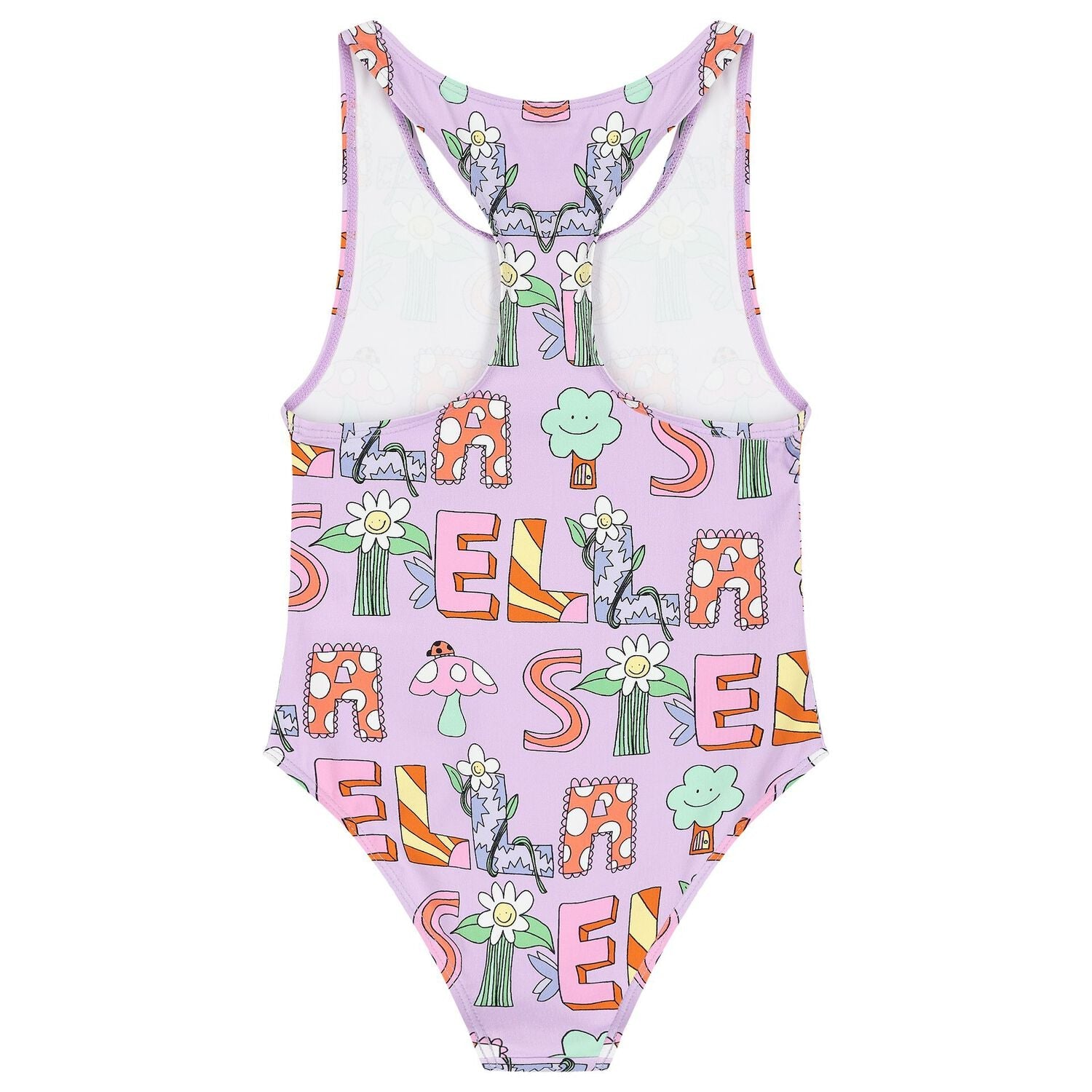 Stella McCartneyLettering Print Swimsuit8055178796950SAVANNA