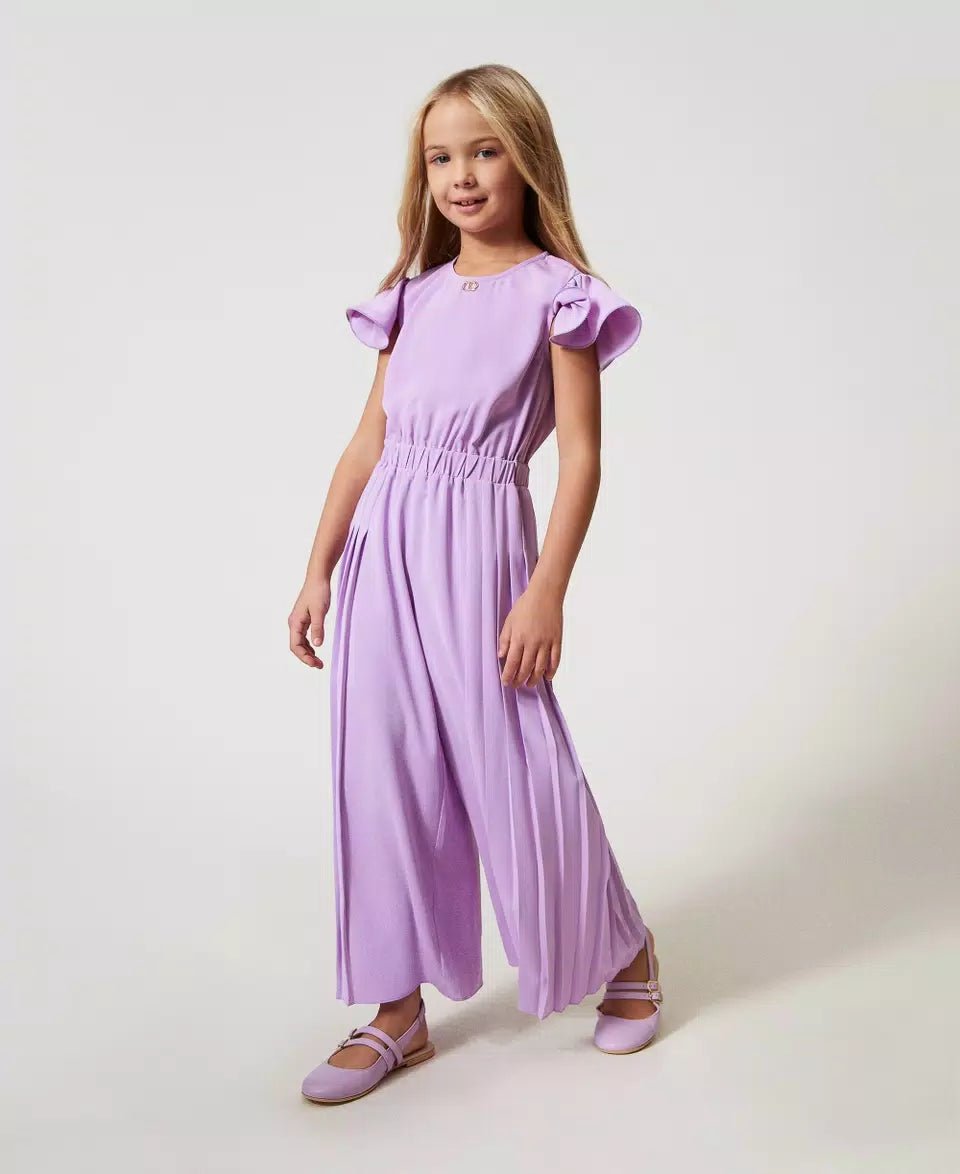 TWINSETPleated Crepe Chine Jumpsuit8050160274225SAVANNA