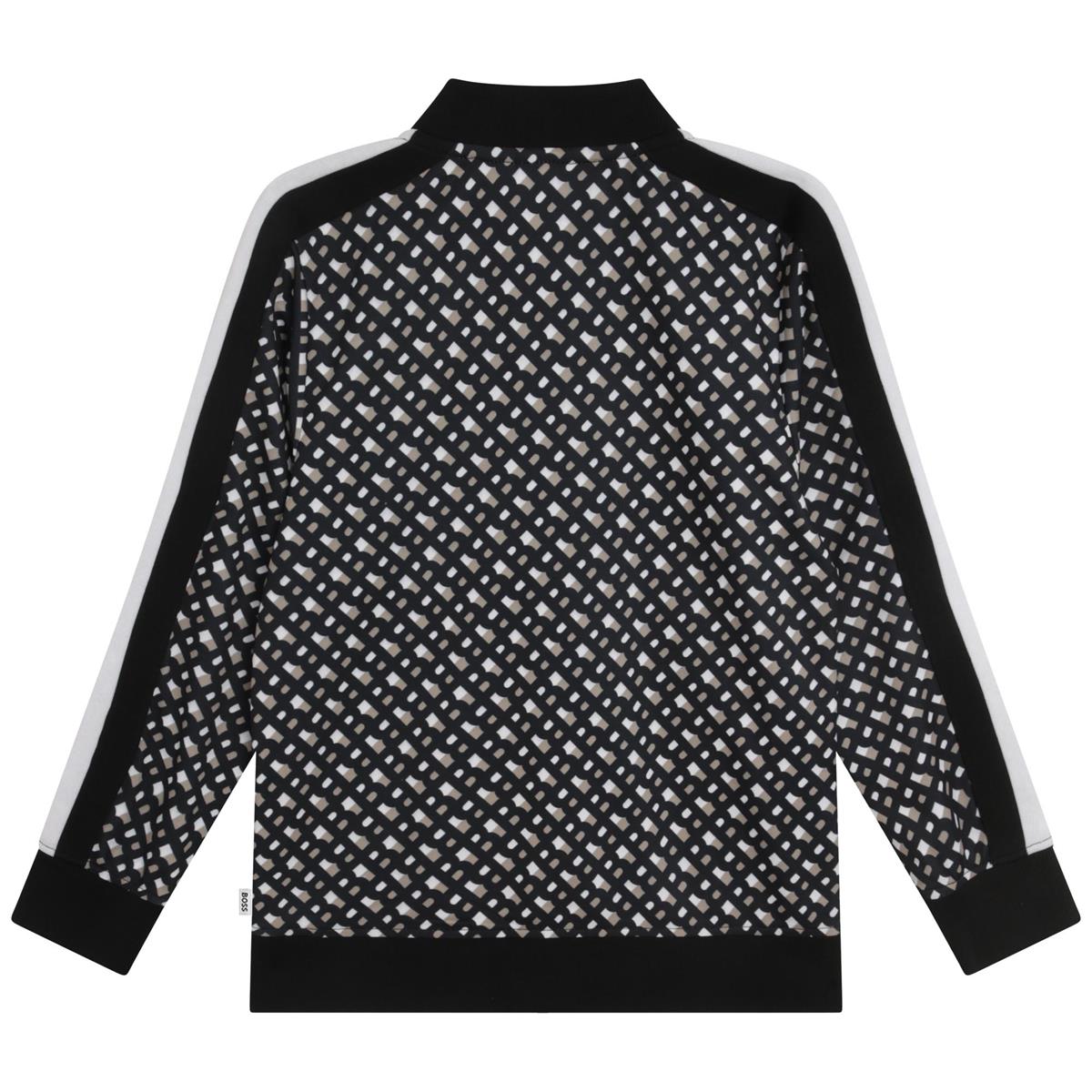 BossMonogram Logo Zip-Up Top3143162285001SAVANNA