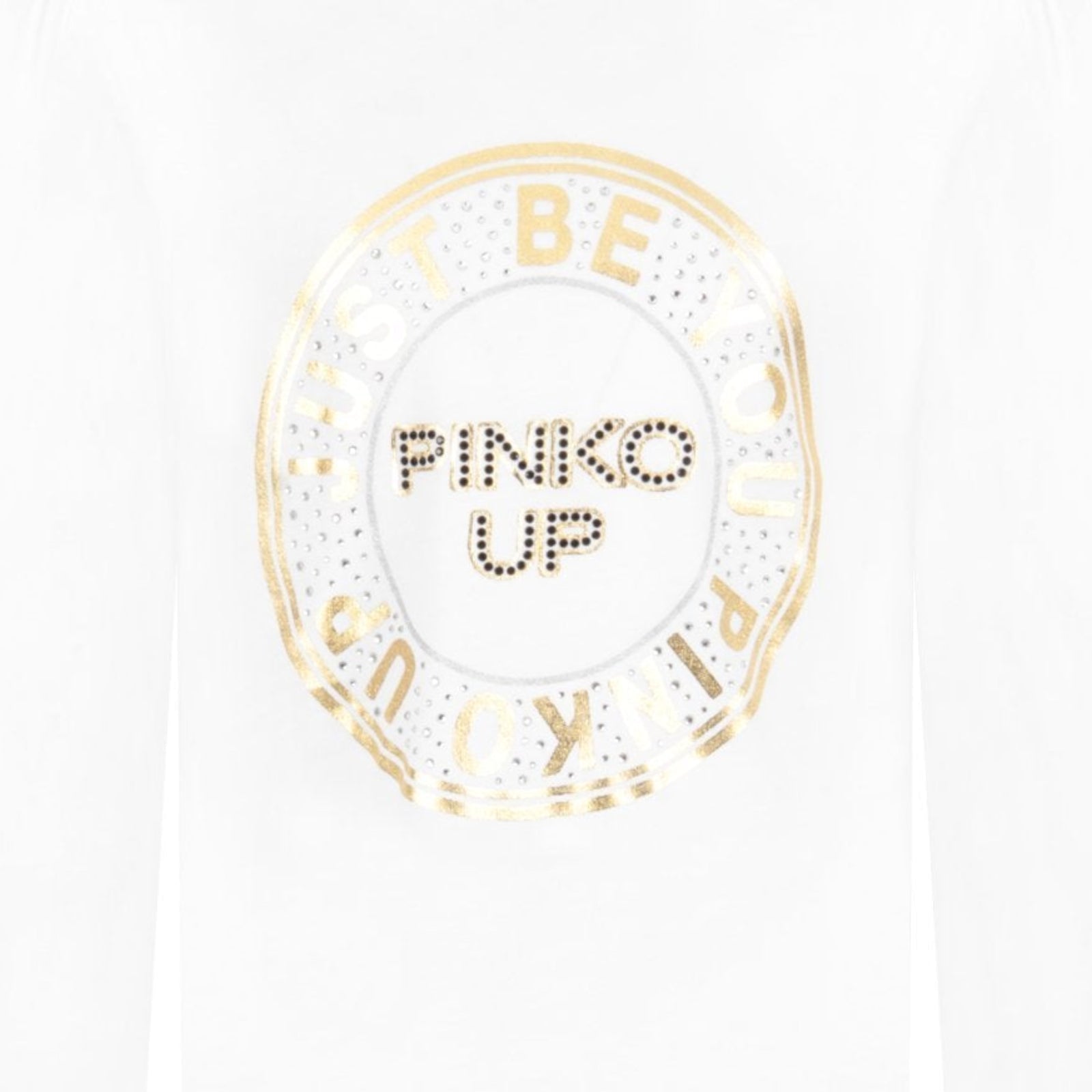 PINKOLogo Print T-ShirtSAVANNA